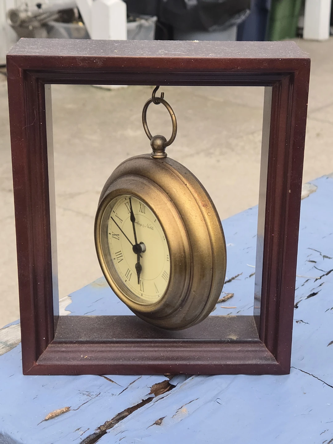 Decorative Mantel Clock with Wooden Frame - photo 2