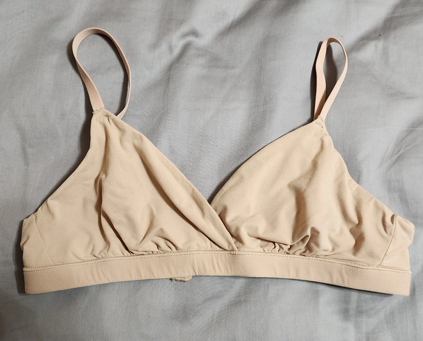 SKIMS Fits Everybody Triangle Bralette Nude S