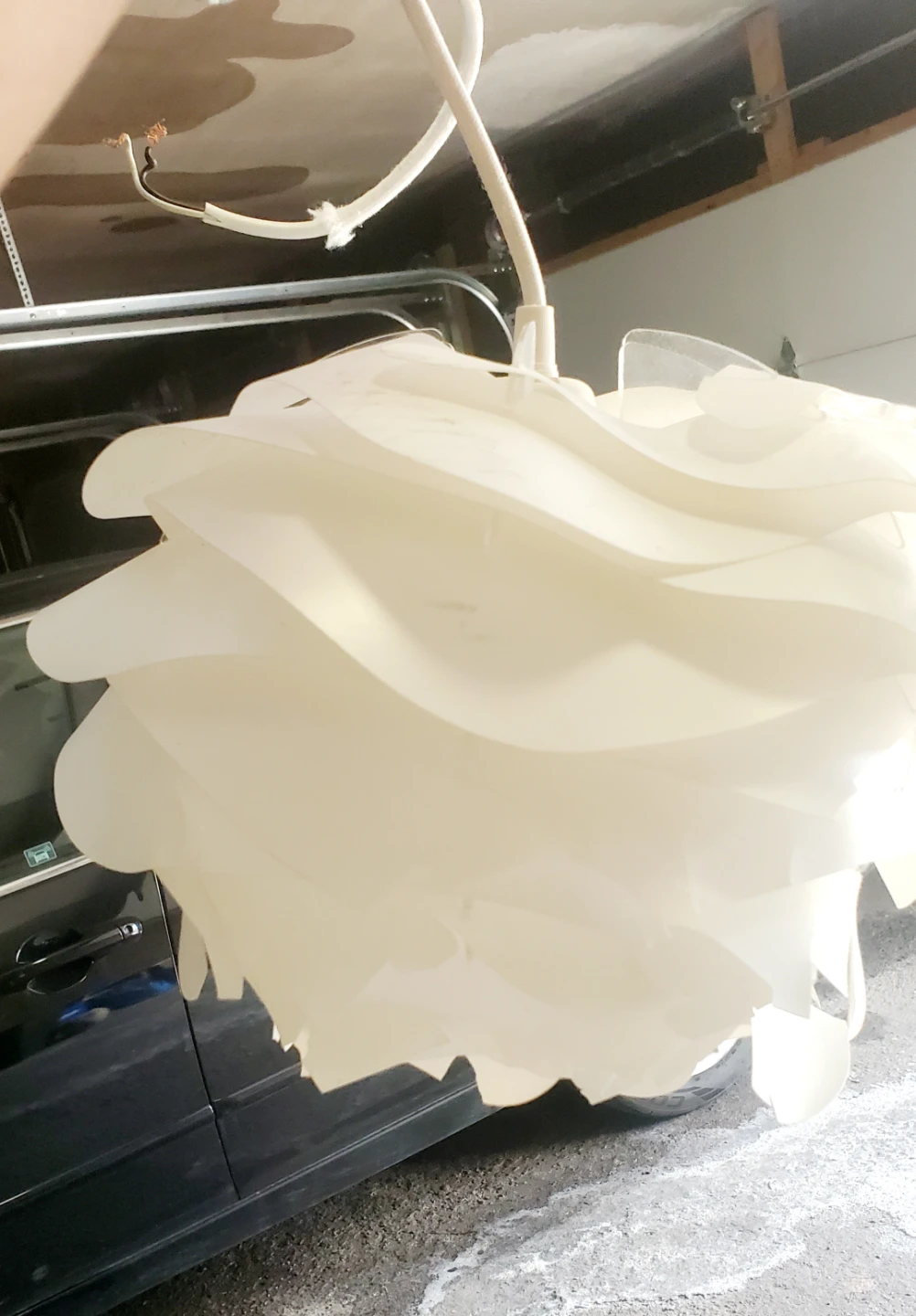 White Pendant Light Fixture - photo 2