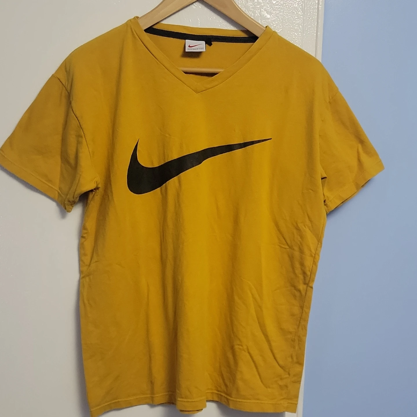 Nike The Nike Tee Yellow V-Neck T-Shirt
