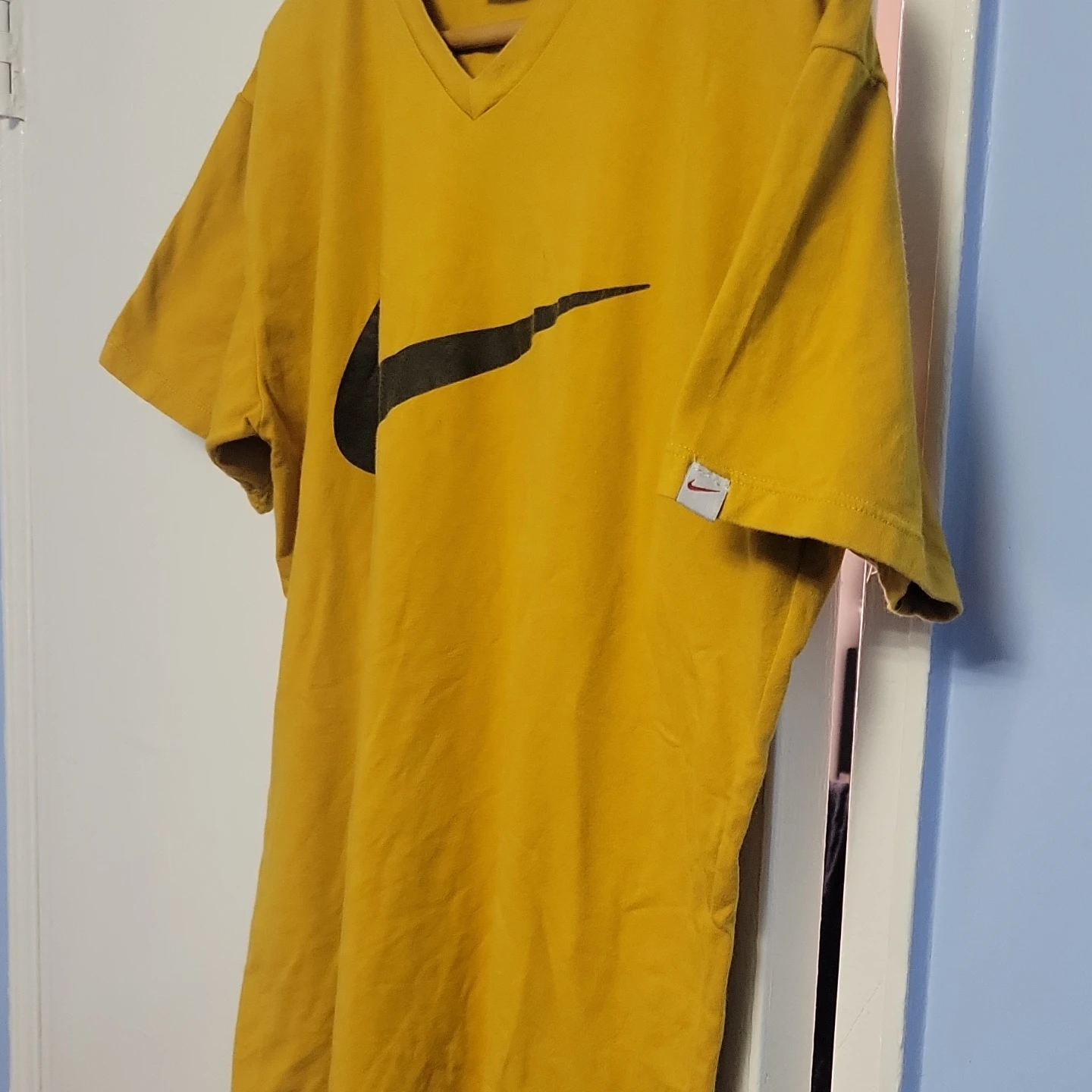 Nike The Nike Tee Yellow V-Neck T-Shirt - photo 3