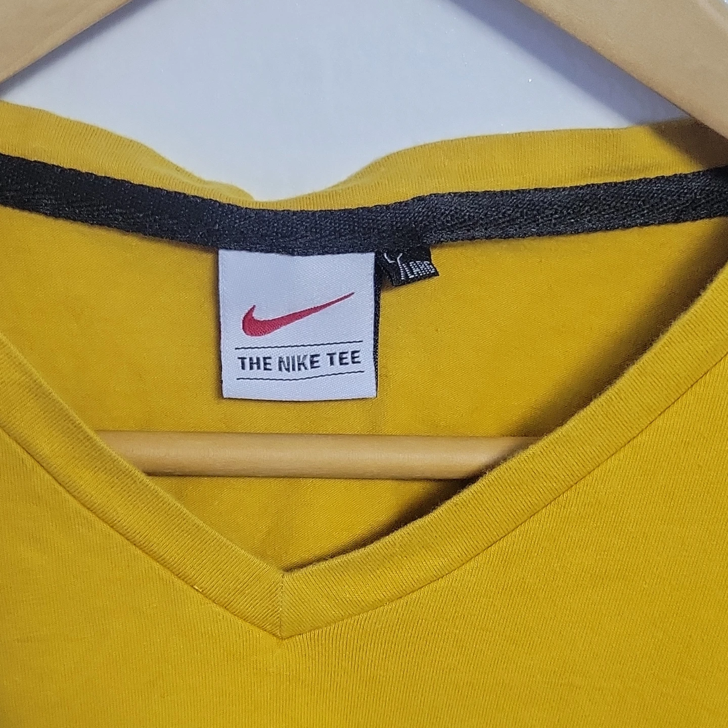 Nike The Nike Tee Yellow V-Neck T-Shirt - photo 4