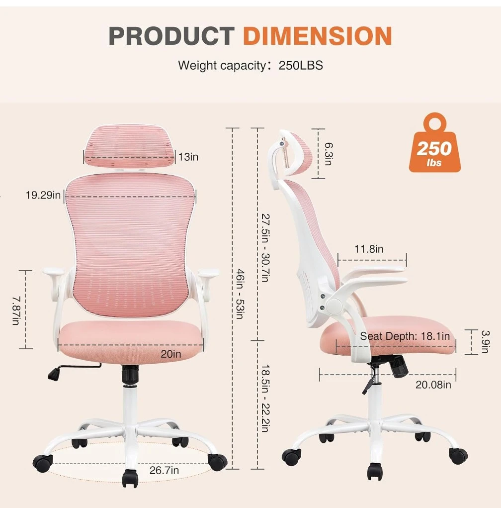 Pink Desk Chair - photo 4