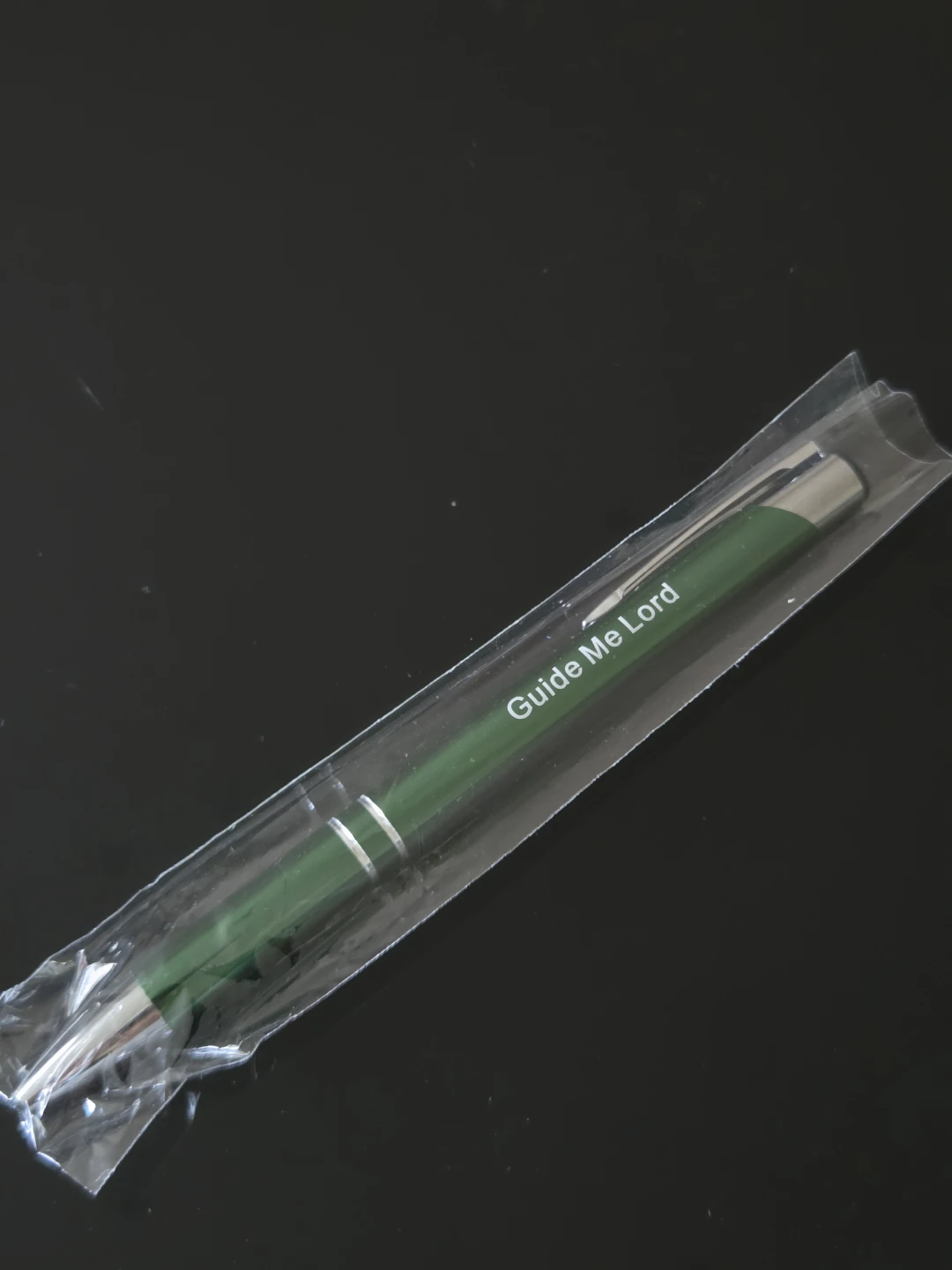 Green "Guide Me Lord" Pen