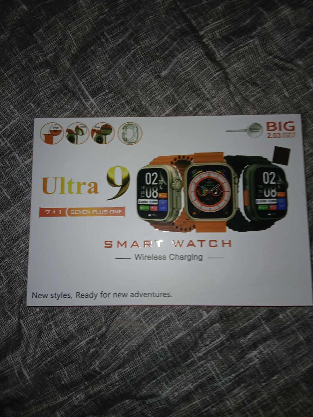 Ultra 9 Smart Watch with 7 Straps
