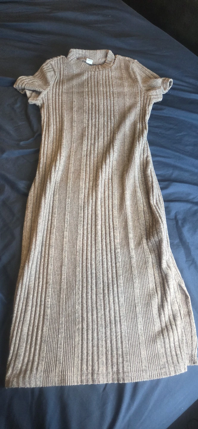 Ribbed Knit ALine frock