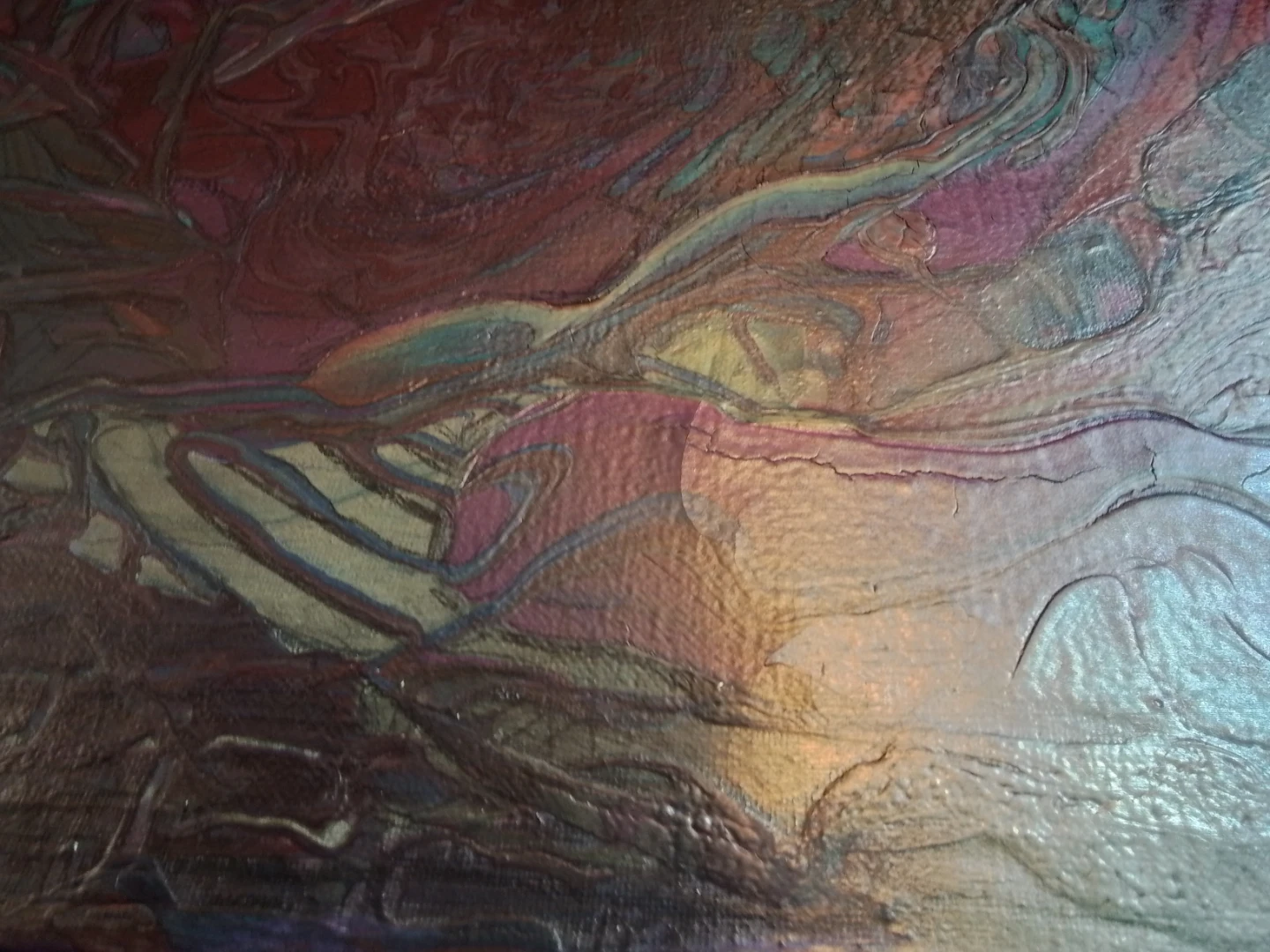 Mixed Media Textured Art Panel 24" x 18" - photo 5