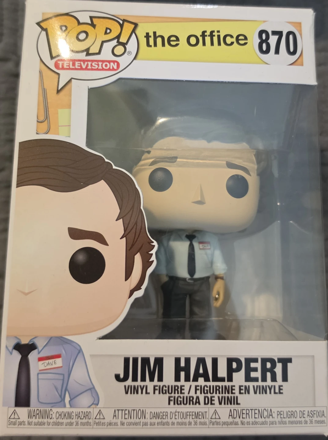 Funko Pop! The Office Jim Halpert #870 Vinyl Figure