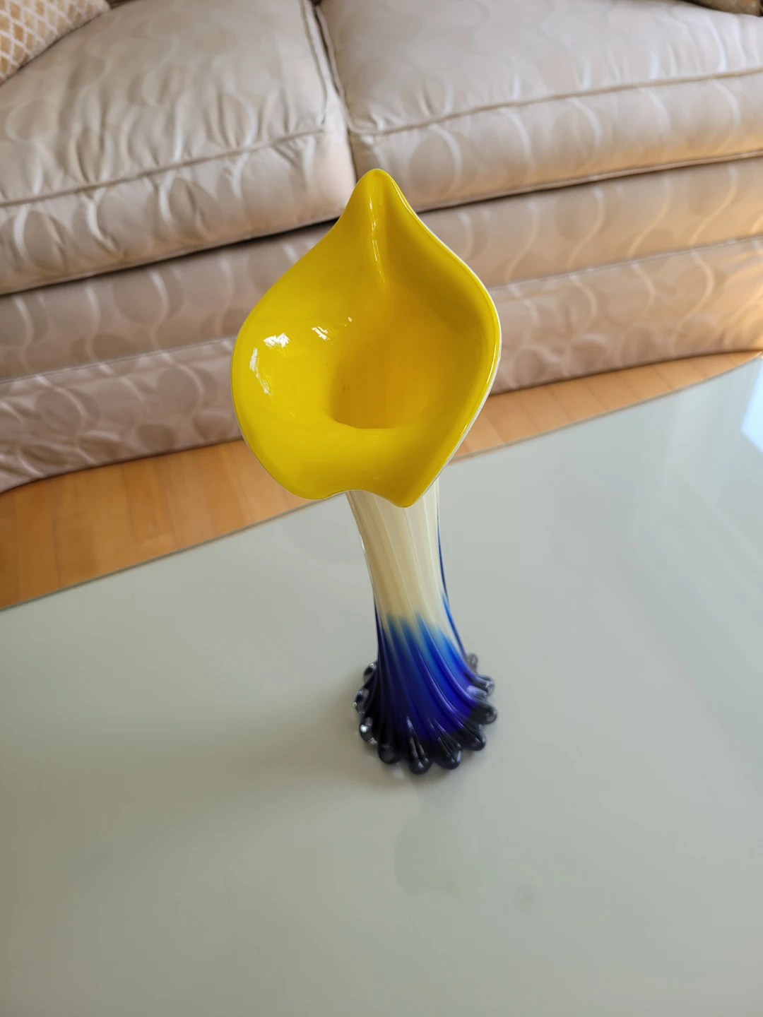 Vintage Jack in the Pulpit Art Glass Vase - photo 2