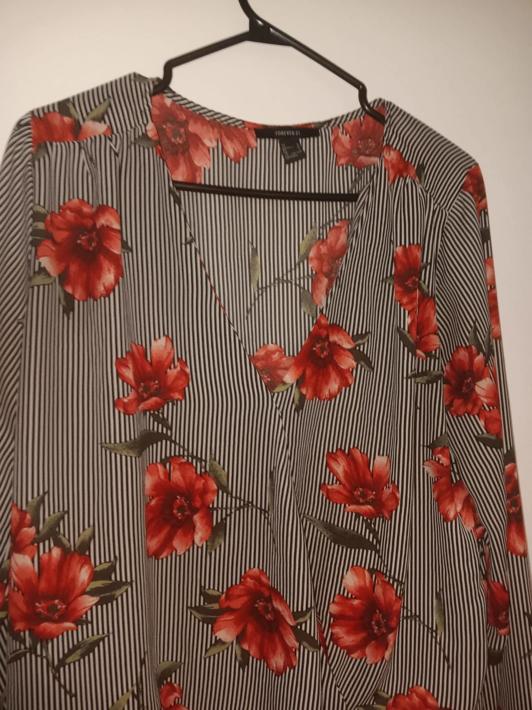 Forever 21 Striped Floral Blouse - photo 2