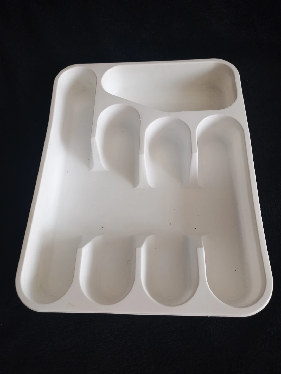 White Plastic Cutlery Organizer Tray⚽