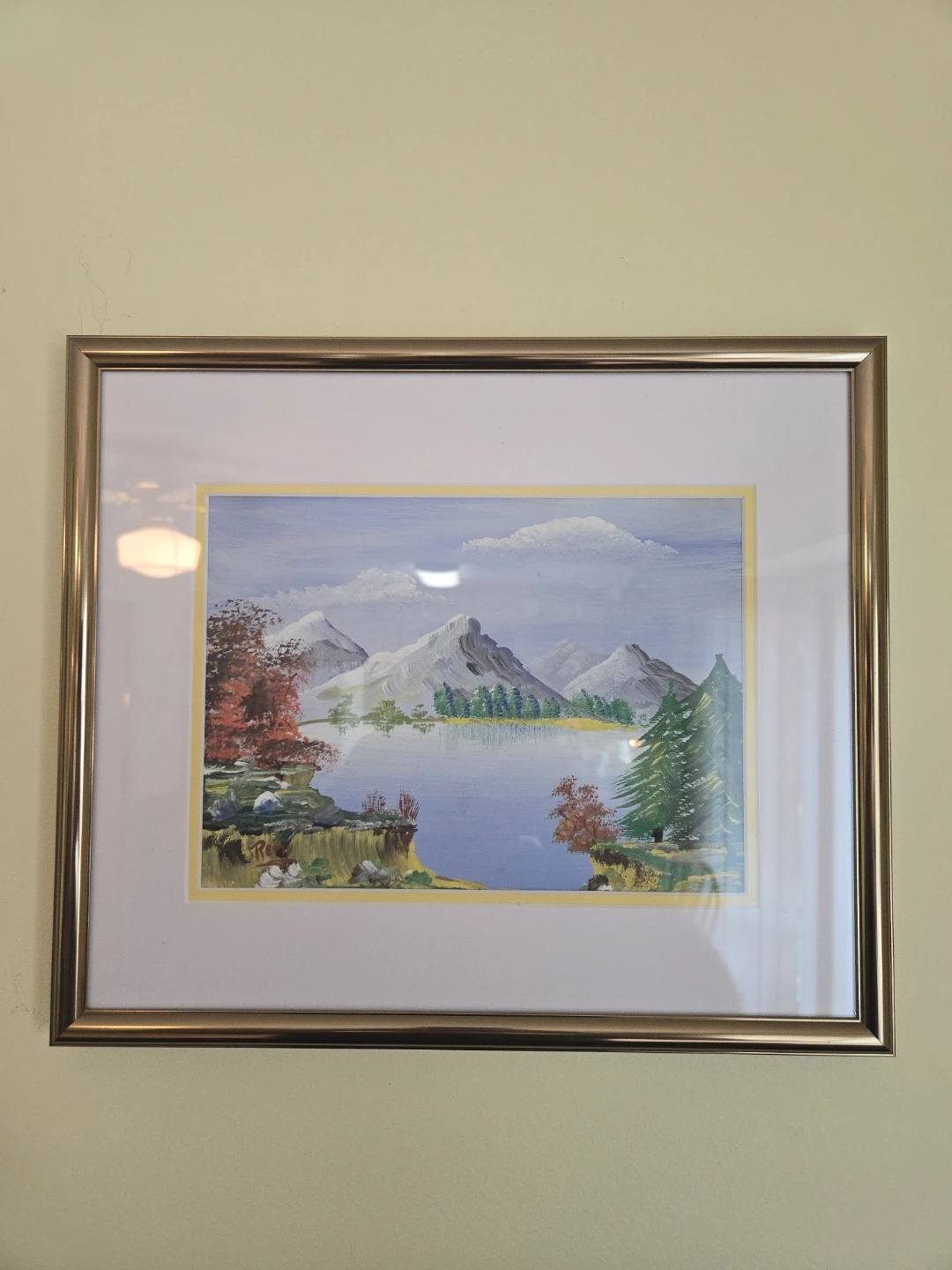 Framed Landscape Painting