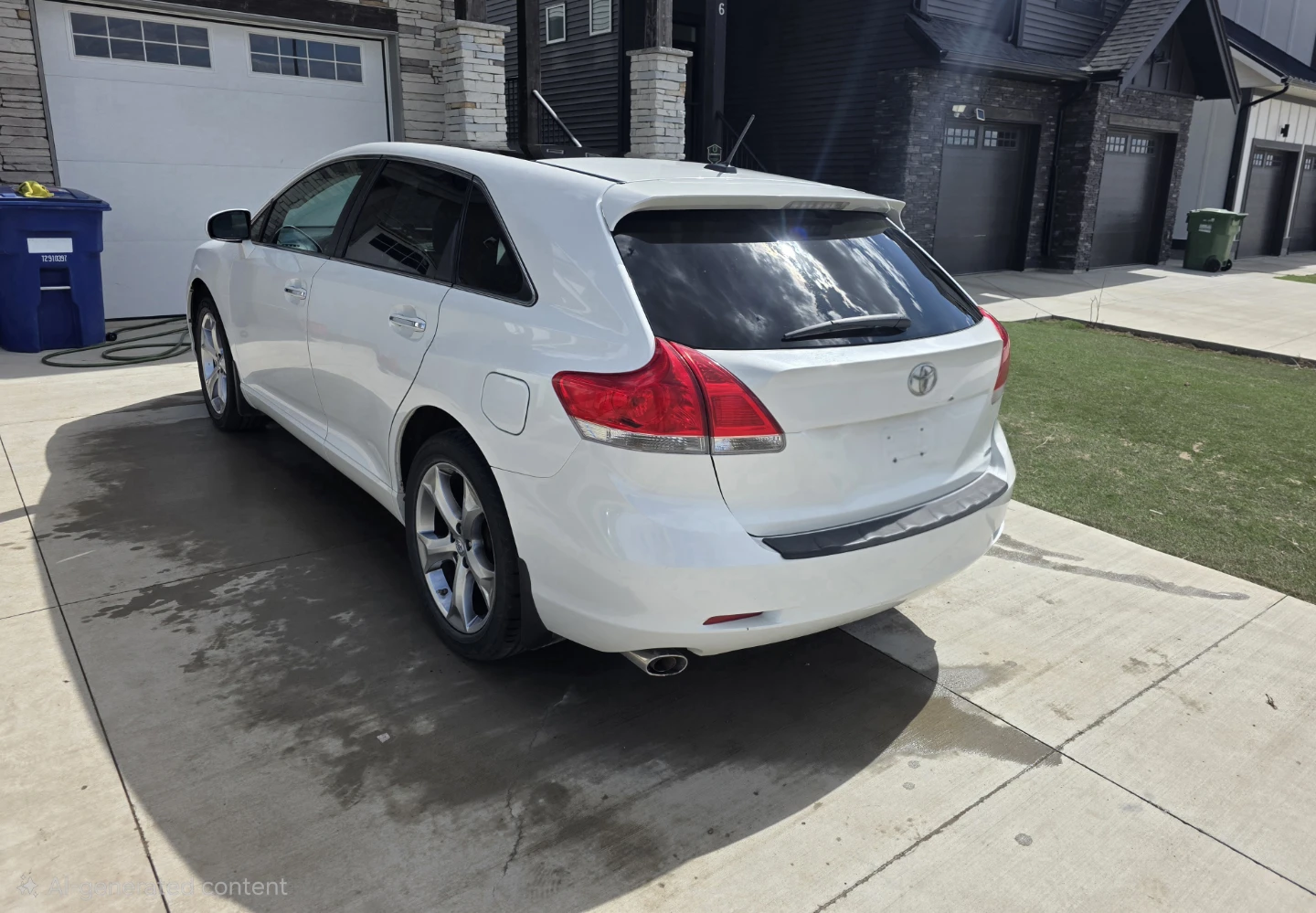 White Toyota Venza Wagon