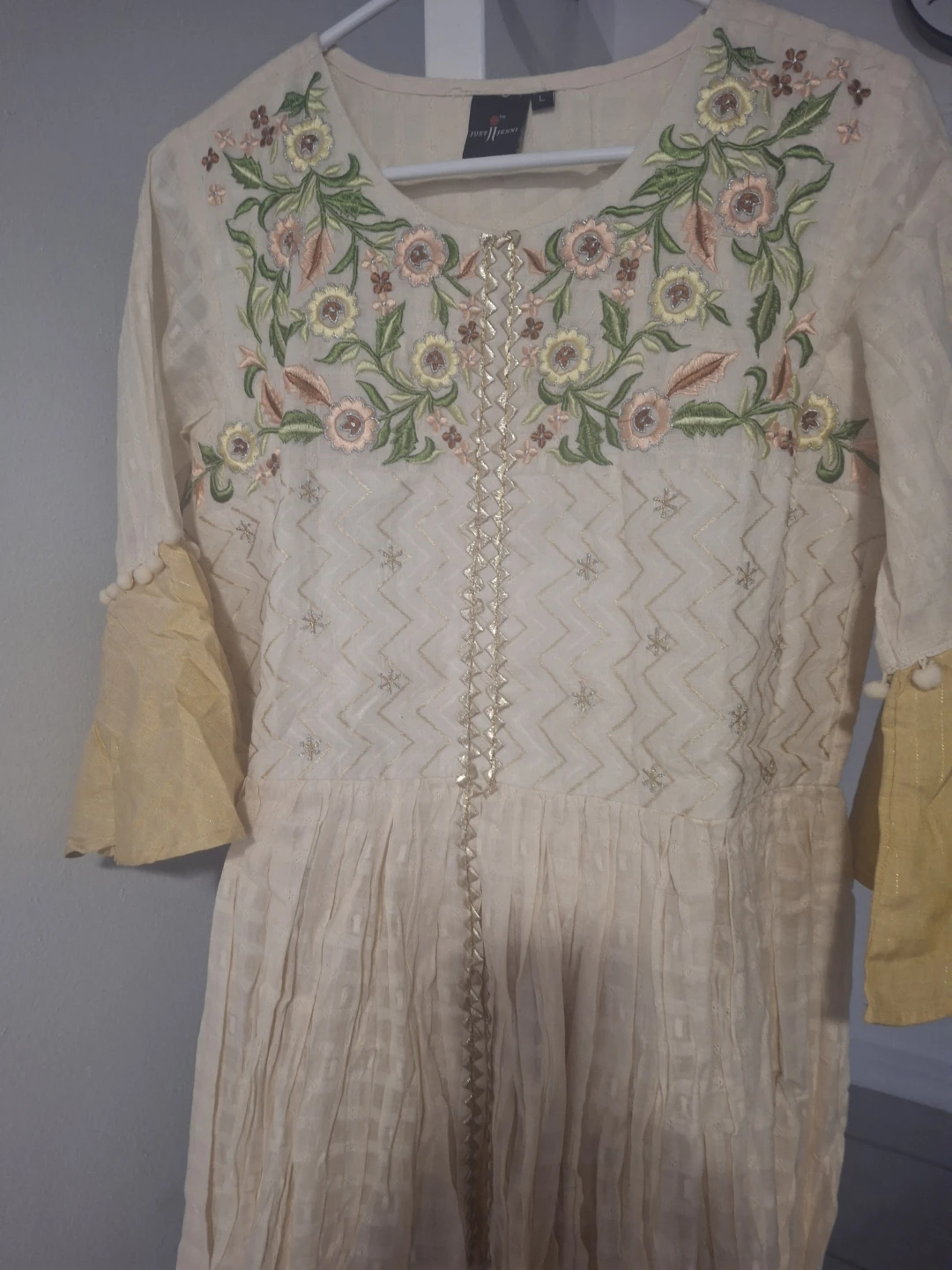 Just Henna Embroidered Dress - Size L - photo 2