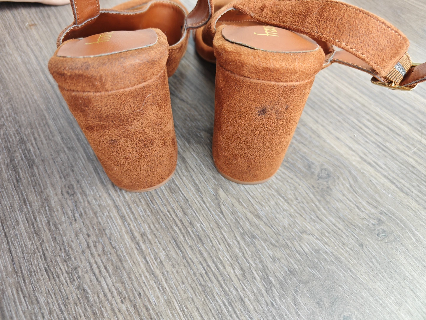 Faux Suede Block Heels Size 6.5 - photo 3