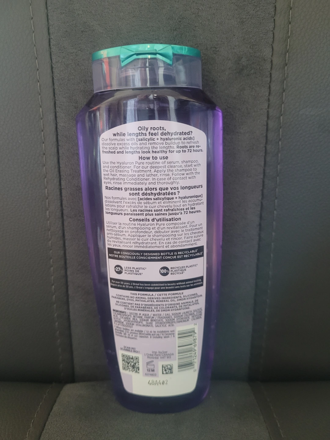 L'Oréal Paris Hyaluron Pure Purifying Shampoo - photo 2