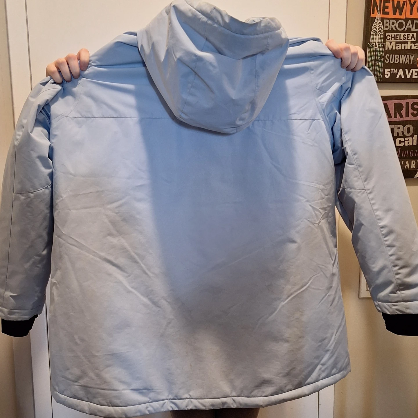 Athletic Works Light Blue Hooded Jacket 1X - photo 2