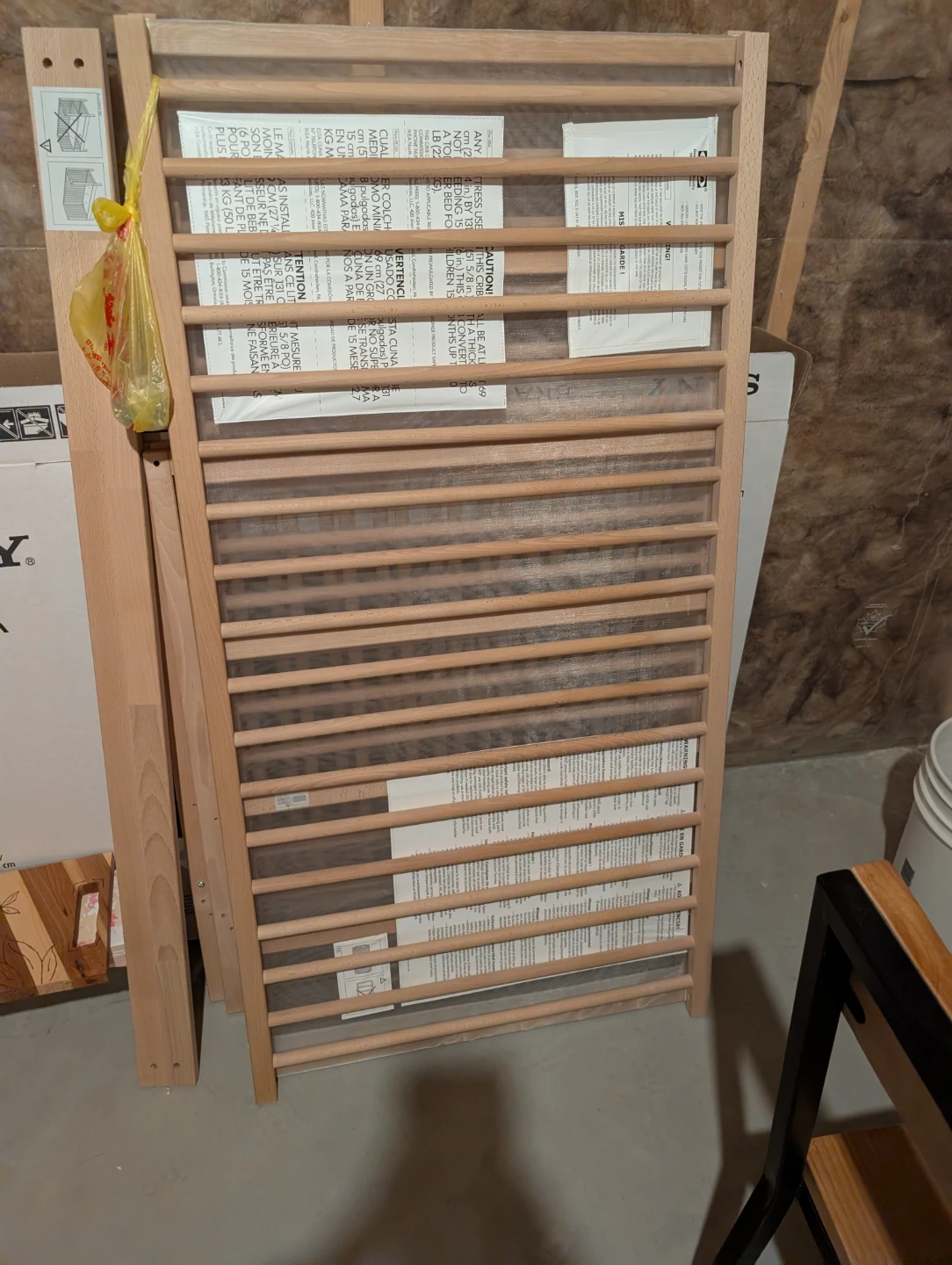 IKEA SNIGLAR Crib, Beech - photo 2