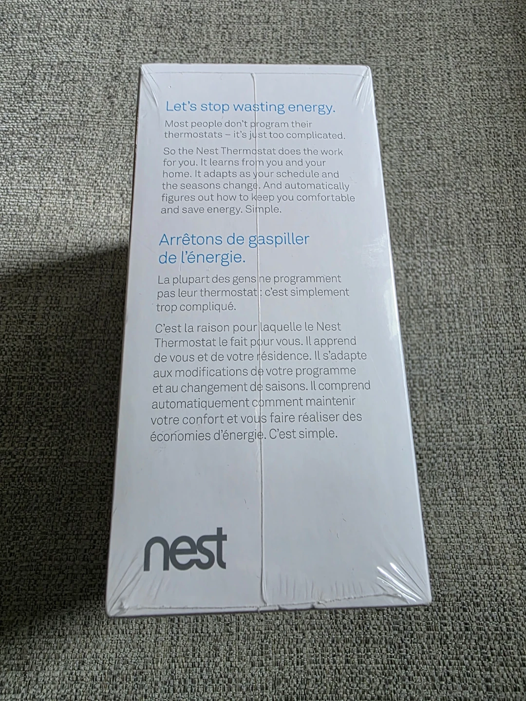 Google NEST - T3007EF - Learning Thermostat 3rd Generation - photo 3