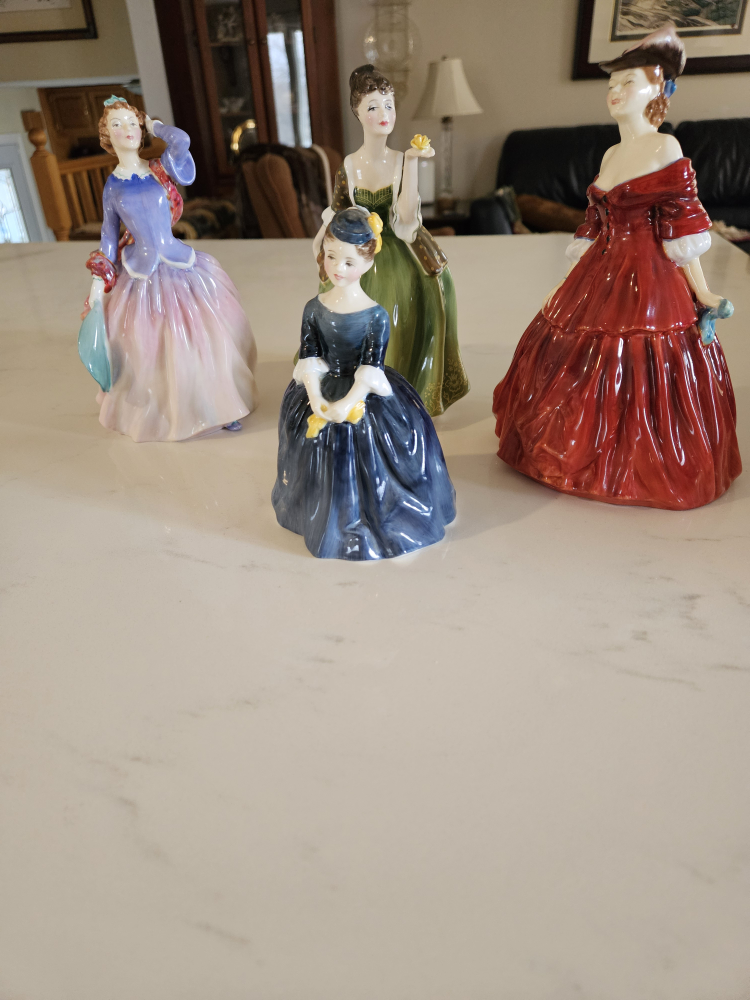 Royal Doulton Figures - Blithe Morning, Cherie, Fleur, Vivienne