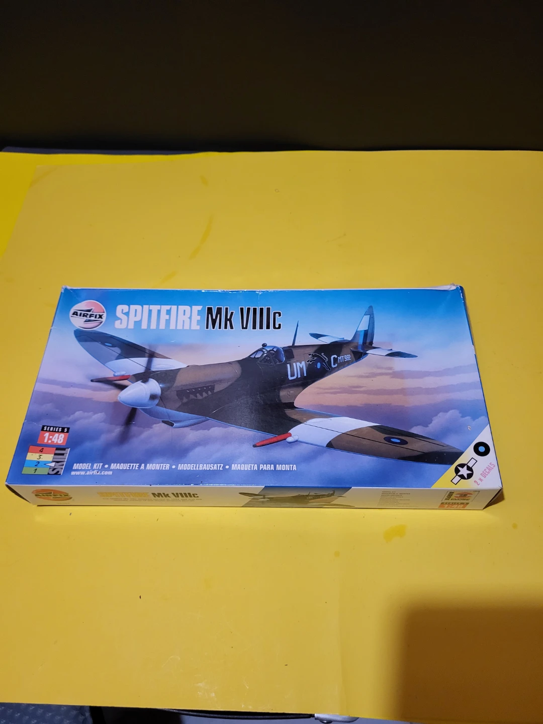 Airfix Spitfire Mk VIIIc Model Kit 1:48