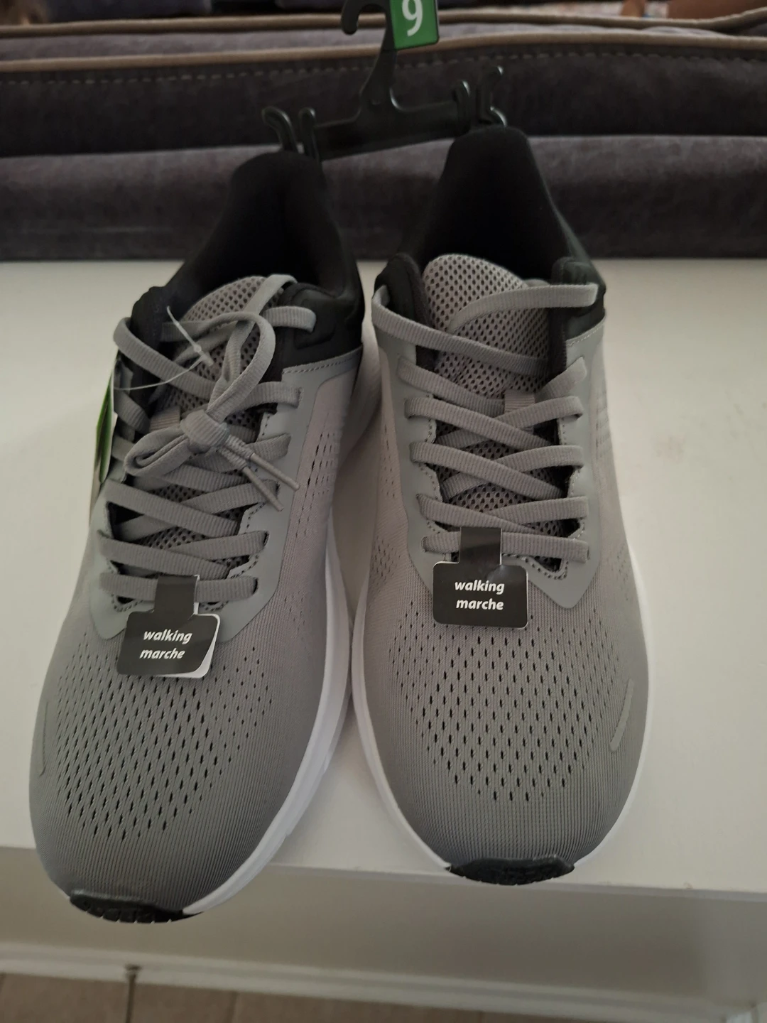 George Men's Grey Walking Shoes Size 9