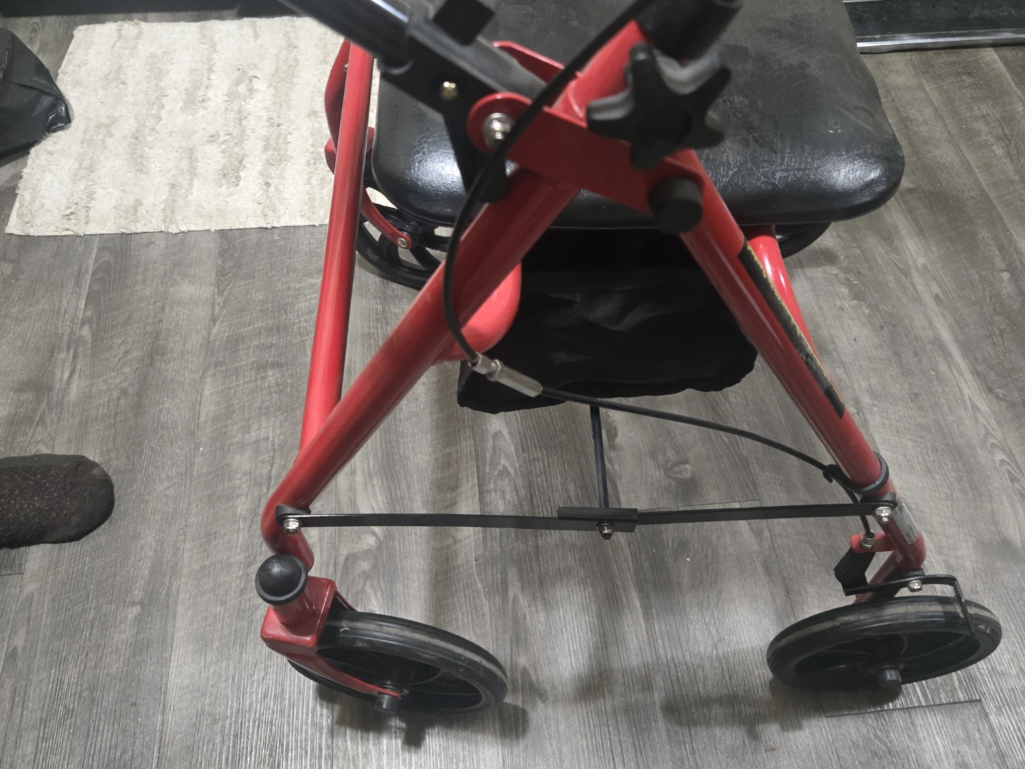 Drive Medical Red Walker with Seat - photo 2