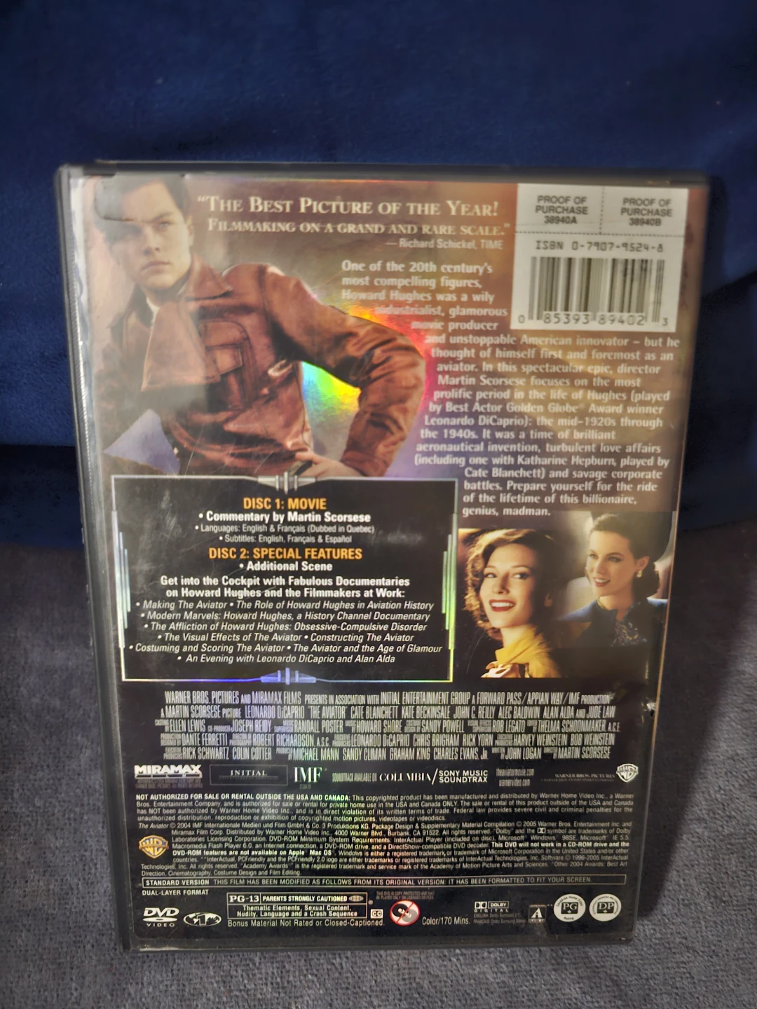 The Aviator 2-Disc Full Screen Edition DVD - photo 4