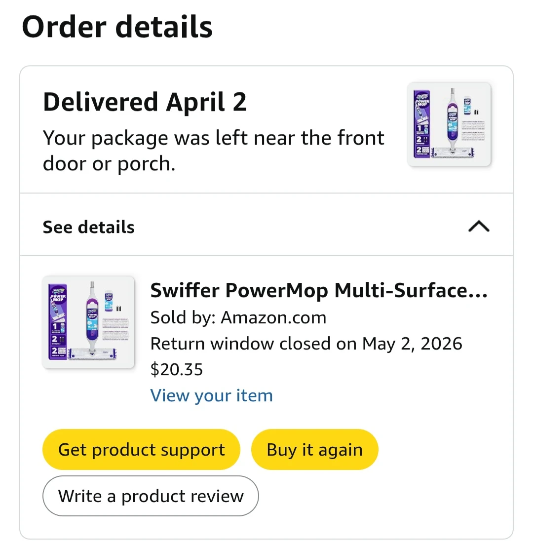 Swiffer PowerMop Multi-Surface Cleaner - photo 2