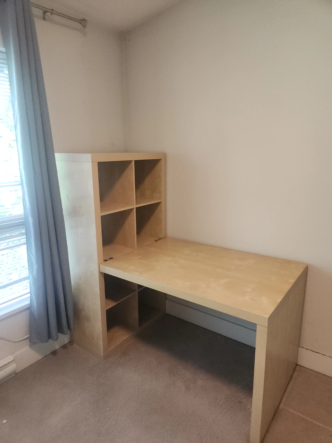 Desk and Shelving Unit