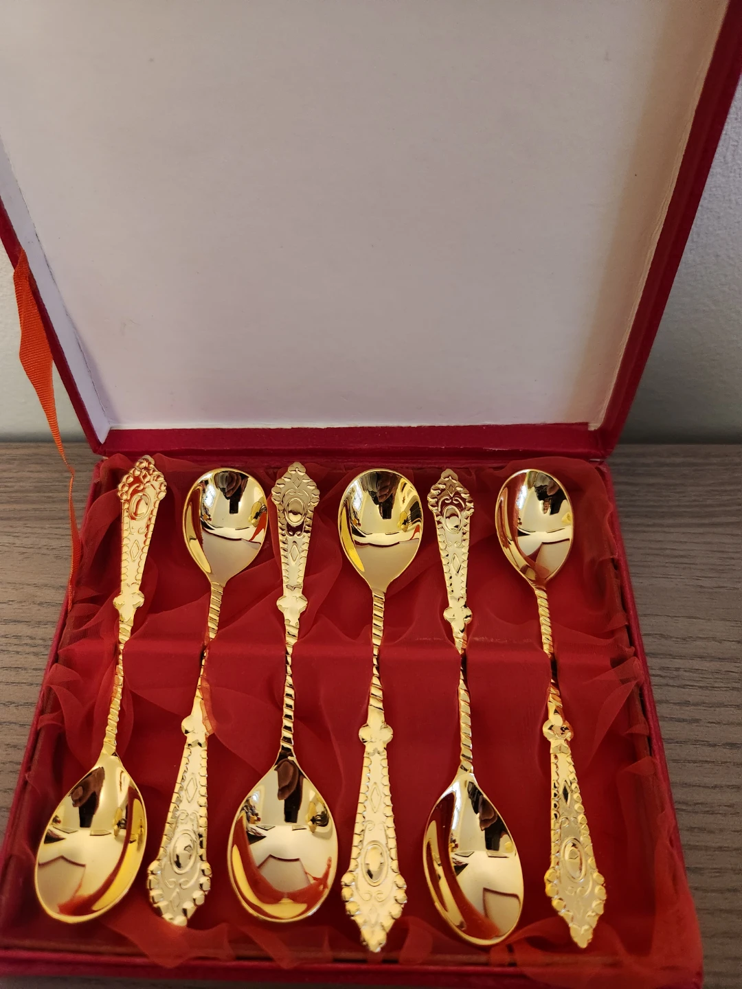 RODLO "Łyżeczki deserowe" Gold-Plated Dessert Spoons Set - photo 2