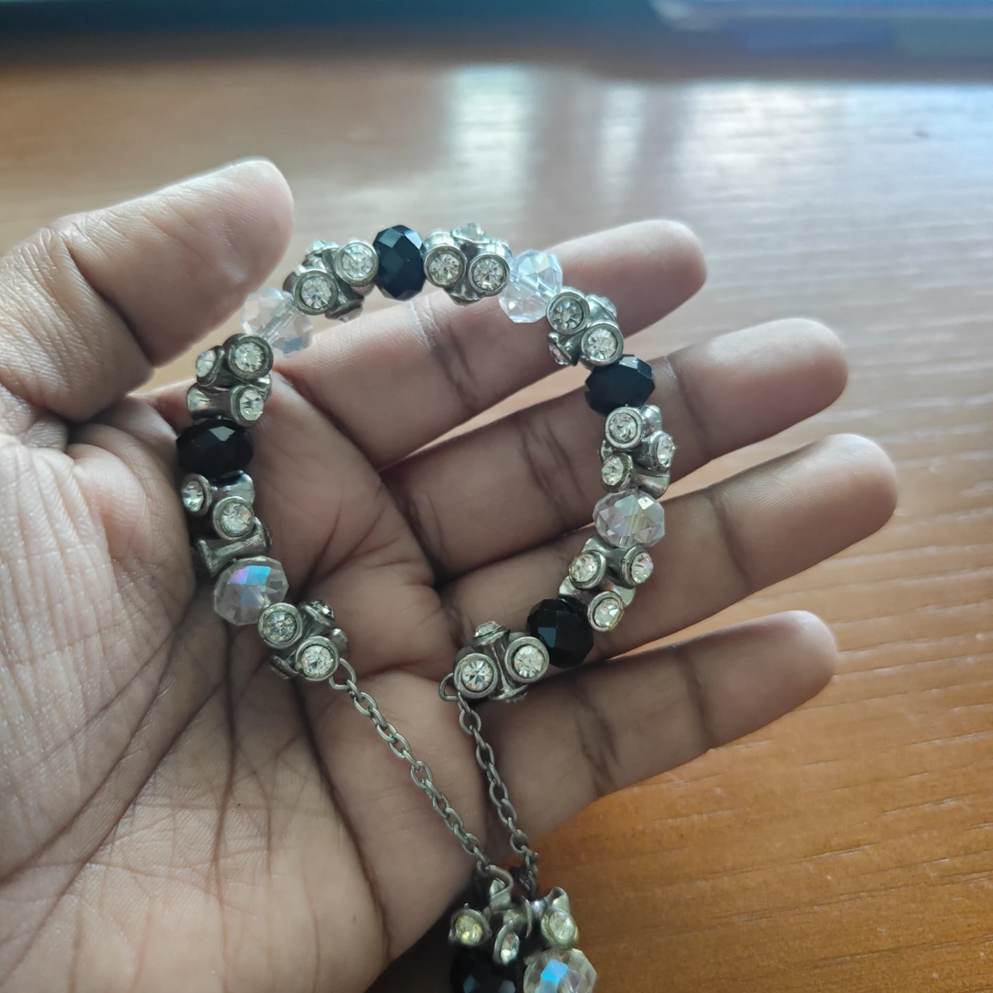 Black and white stone bracelet - photo 2