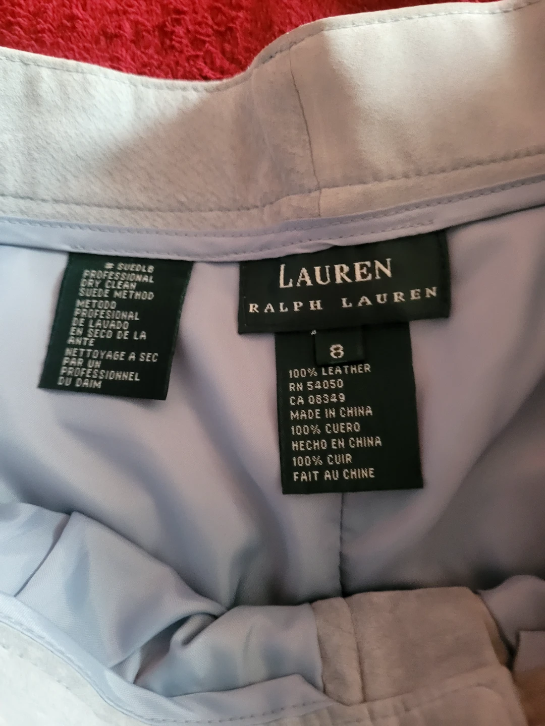 Lauren Ralph Lauren Suede Pants Size 8⚽ - photo 3