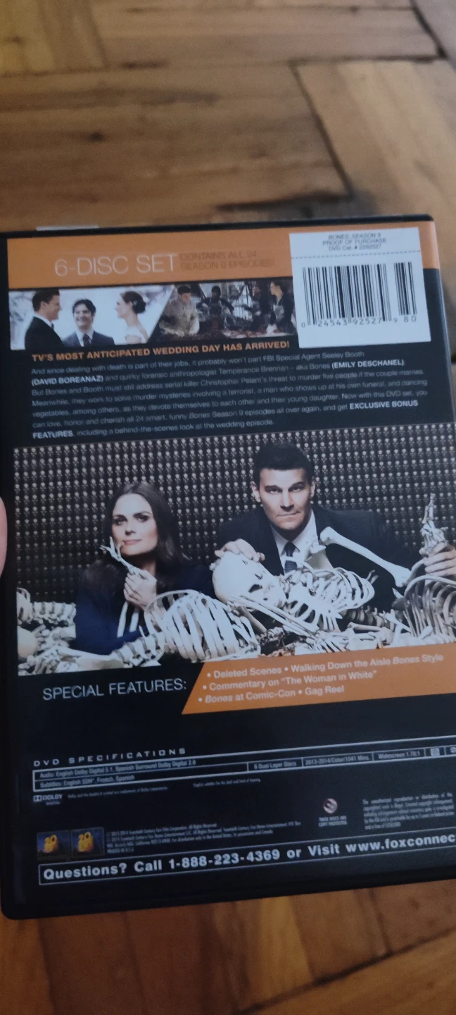 Bones: The Complete Ninth Season DVD Set - photo 2