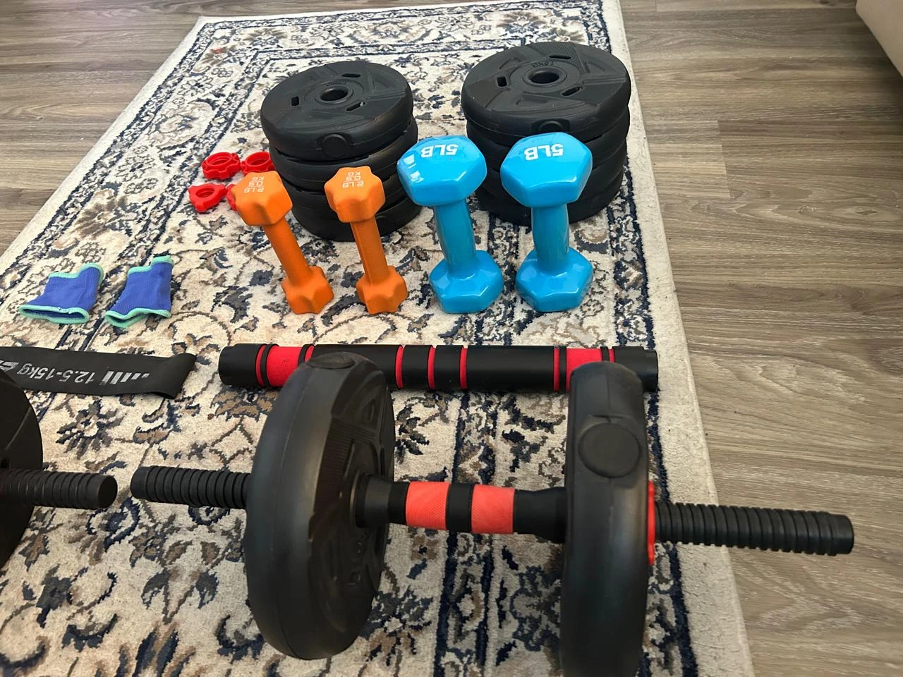 Adjustable Dumbbell Set with Barbell Attachment - photo 4