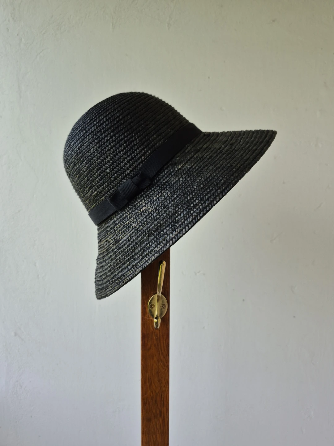 Classic Dressy Straw Sun Hat (wear 2 ways: brim up / brim down) - photo 3
