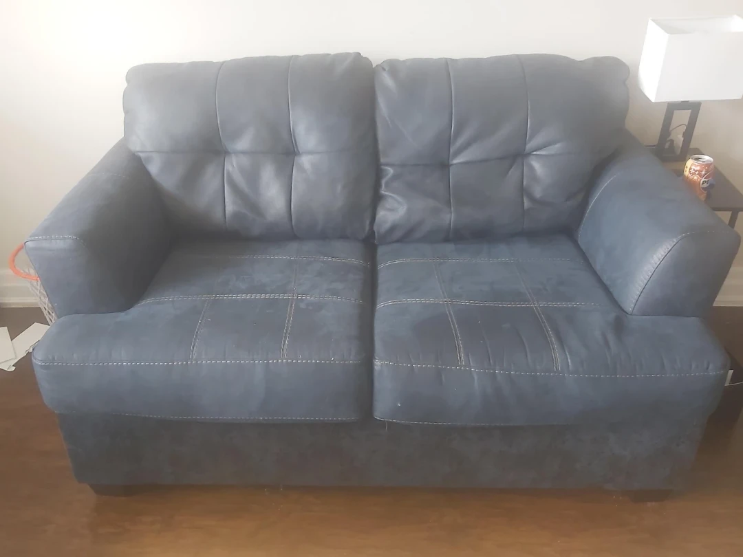 Blue Loveseat Sofa