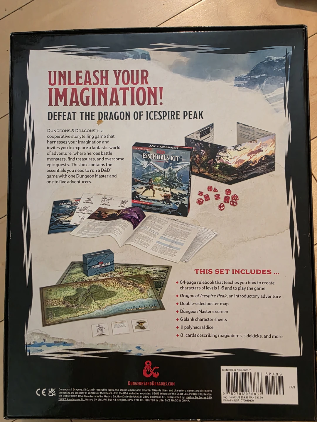 Dungeons & Dragons Essentials Kit Board Game $15 - photo 2