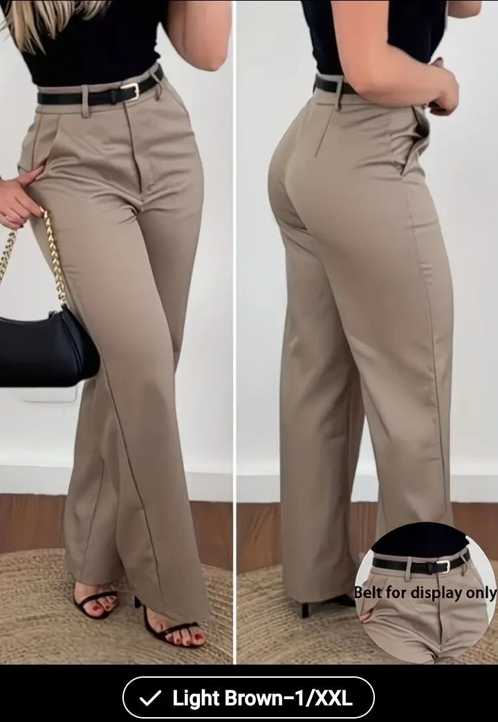 XXL Size straight leg Trousers for Women - photo 2