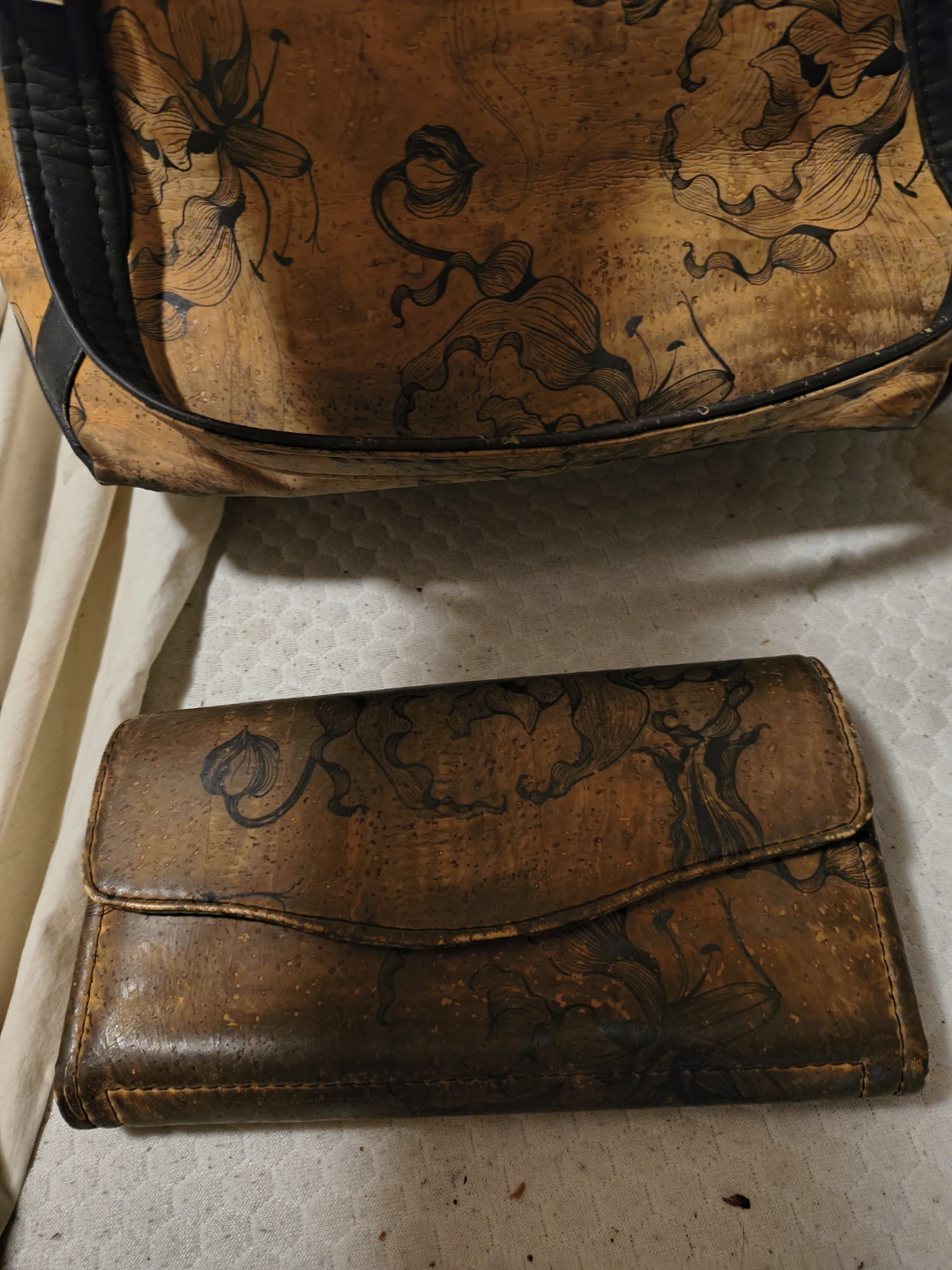 Handmade cork purse and wallet - photo 3