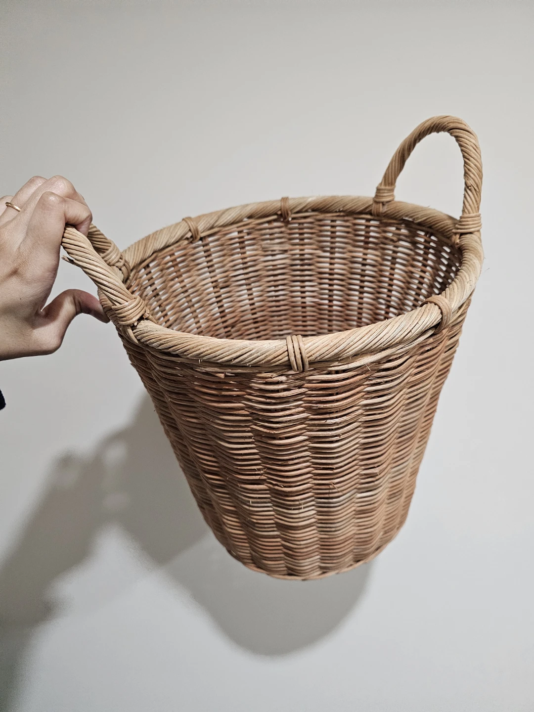 Wicker Basket with Handles - photo 2