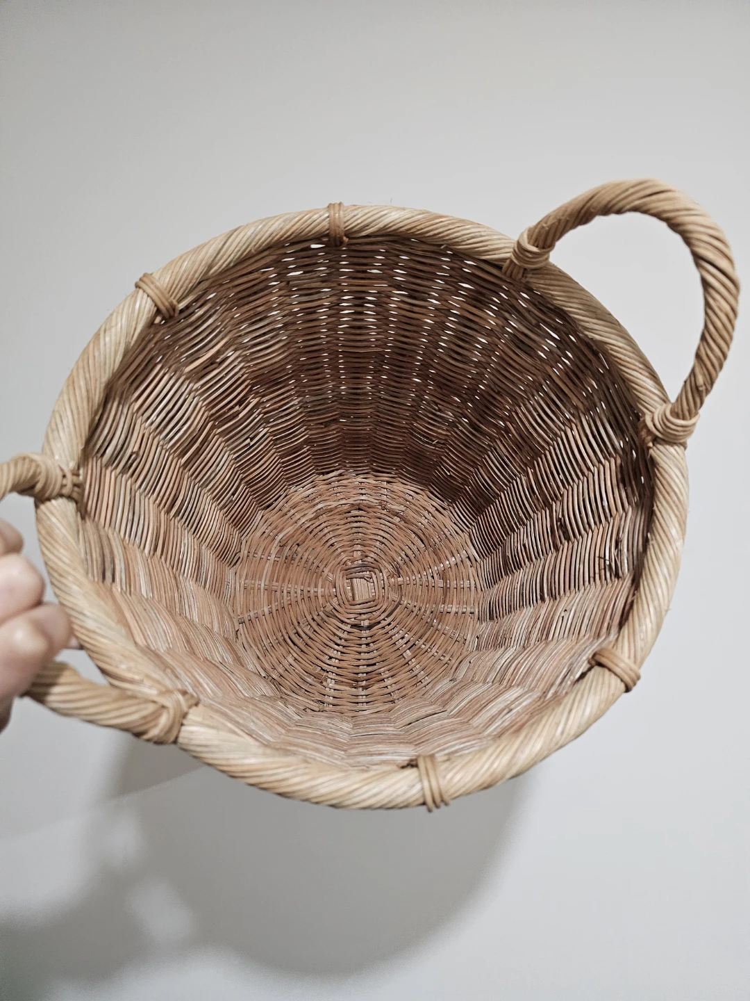 Wicker Basket with Handles - photo 3