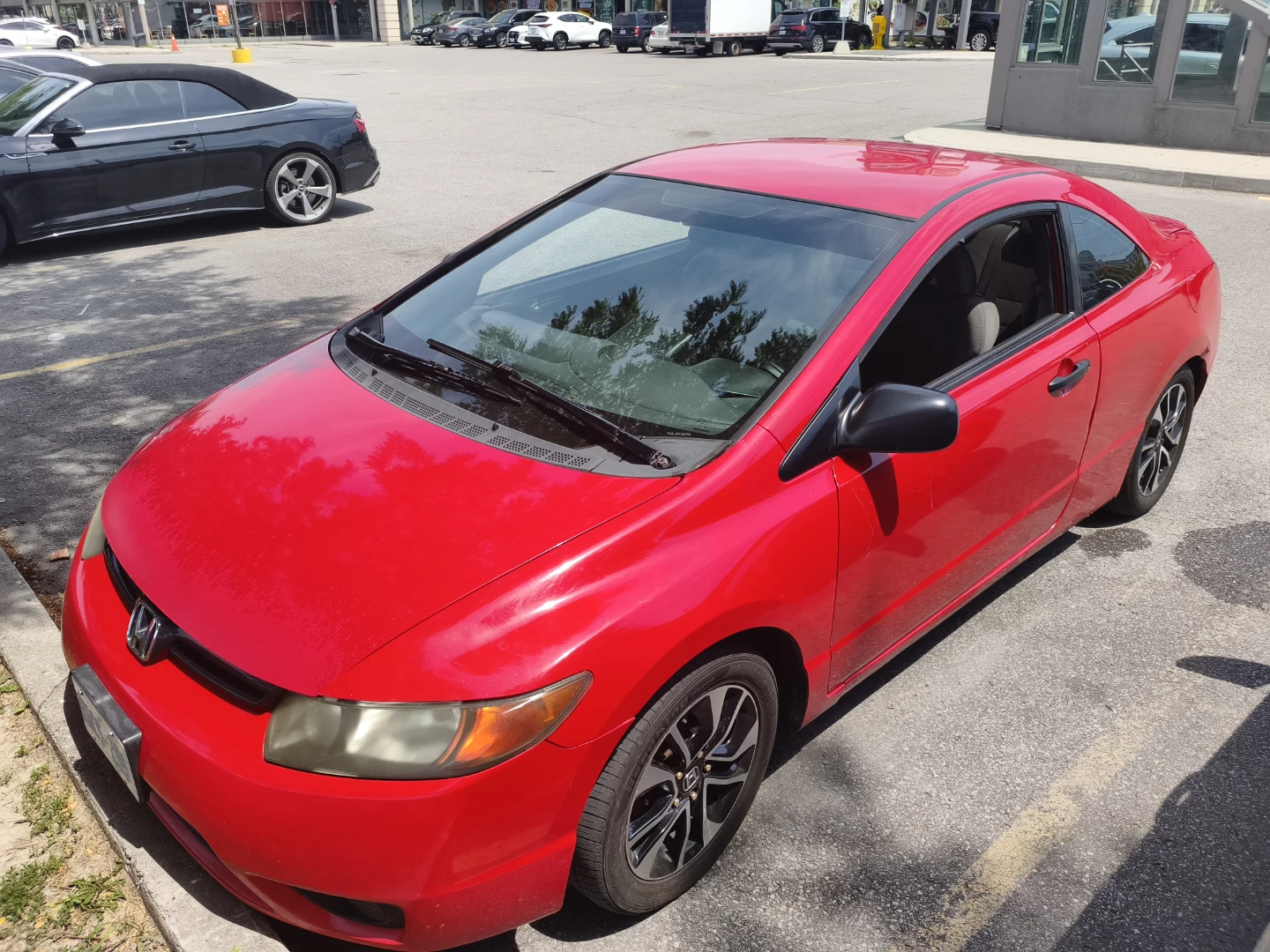 2007 Honda Civic DX Coupe, Android screen, new tires - photo 2