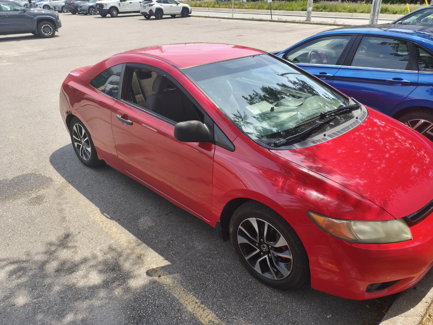 2007 Honda Civic DX Coupe, Android screen, new tires - photo 3