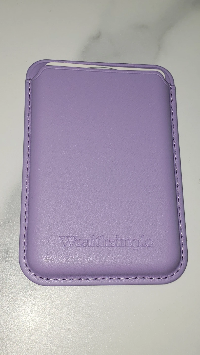 Wealthsimple Lavender Card Holder (New) - photo 2