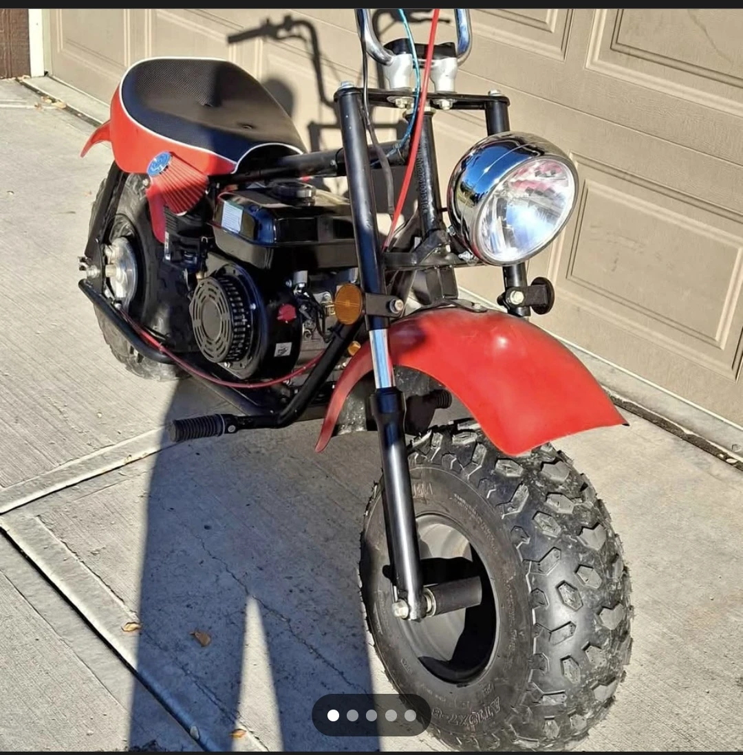 Red Baja Mini Bike