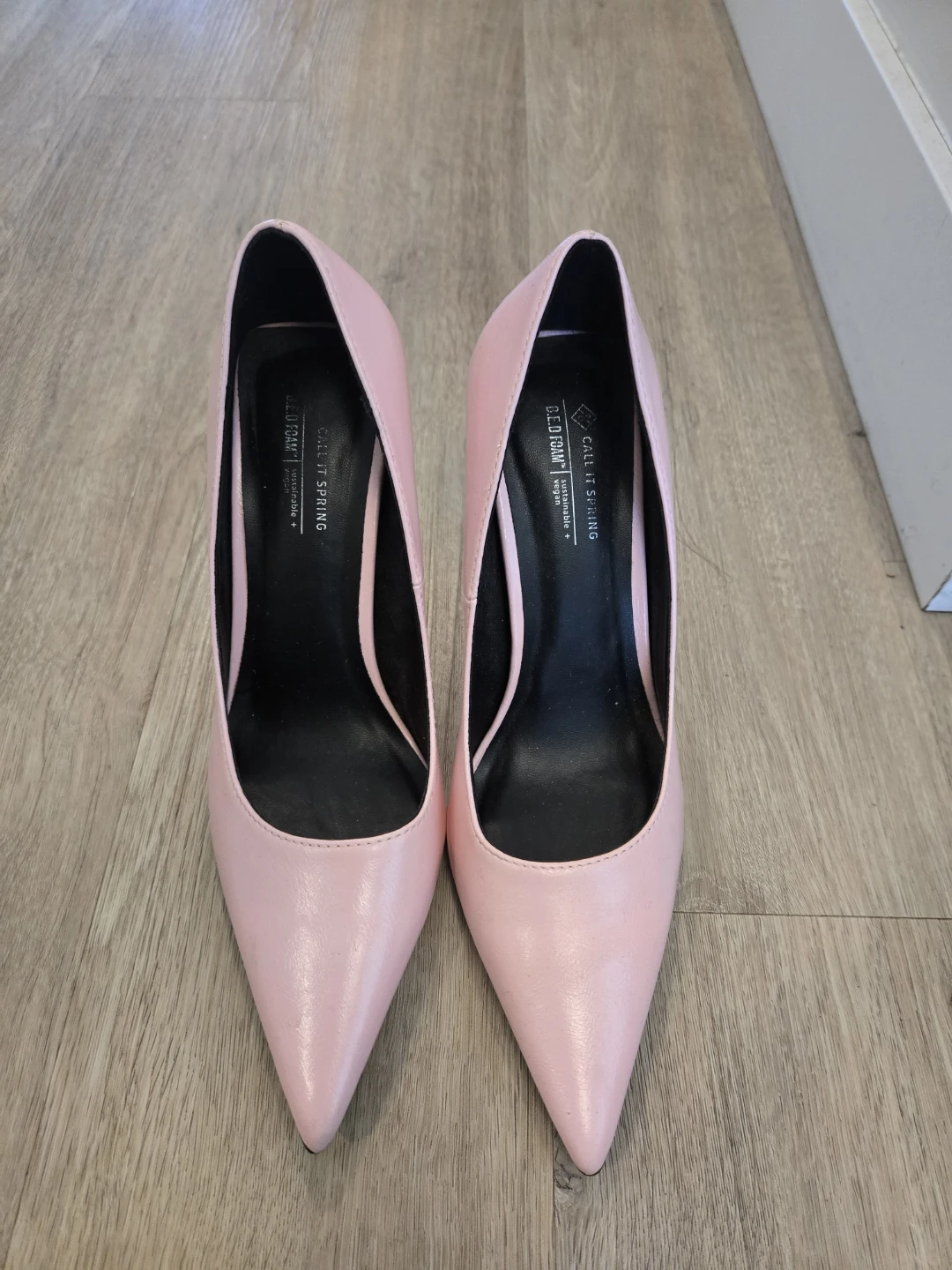 CALL IT SPRING Pink Pointed Toe Heels - photo 2