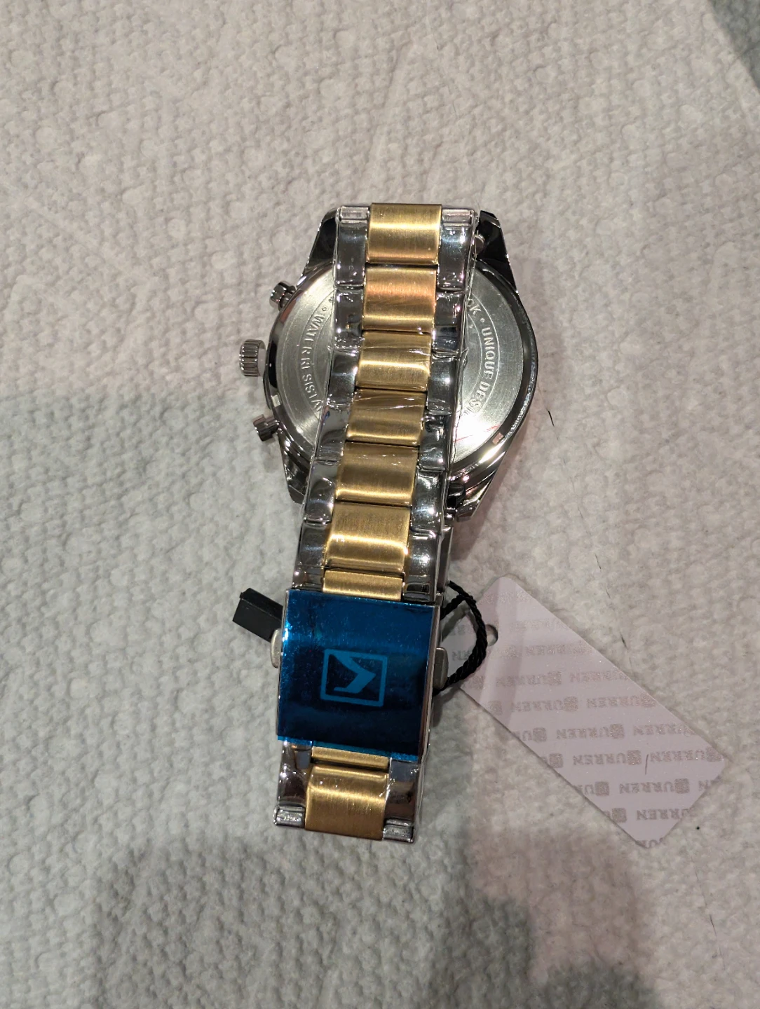 CURREN Men's Gold & Silver Chronograph Watch - photo 5