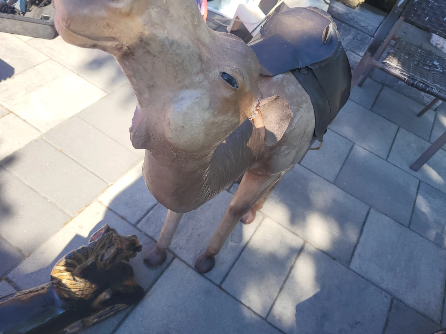 Camel Statue with Saddle