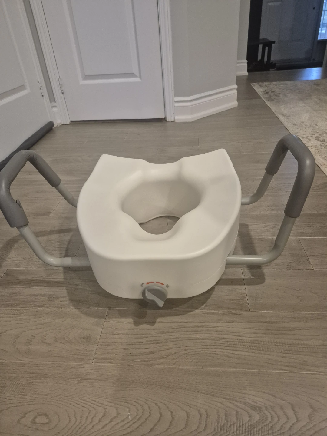 Medline Raised elevated Toilet Seat with Arms - photo 2